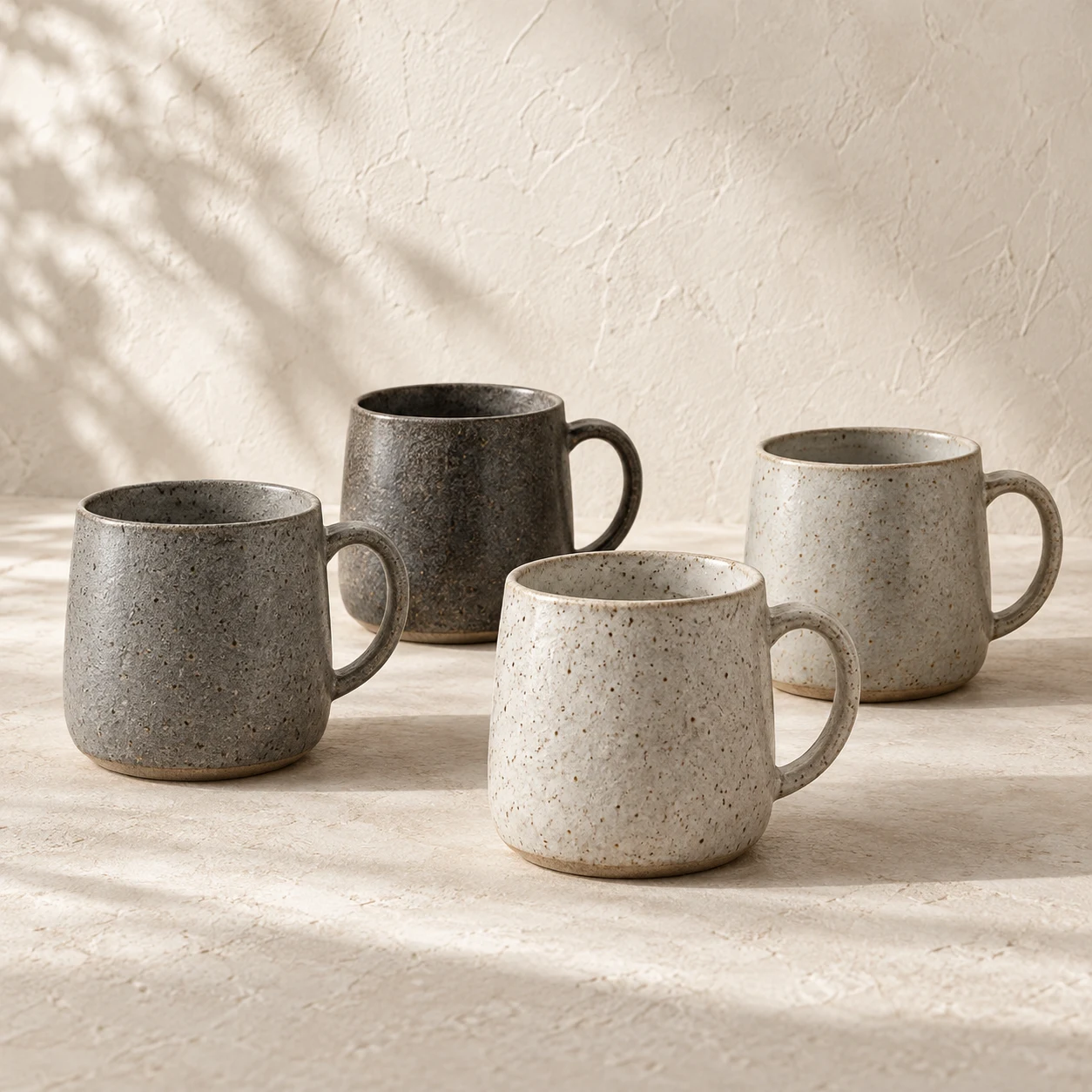 Stone Quartet, Gray assortment, 4 pieces